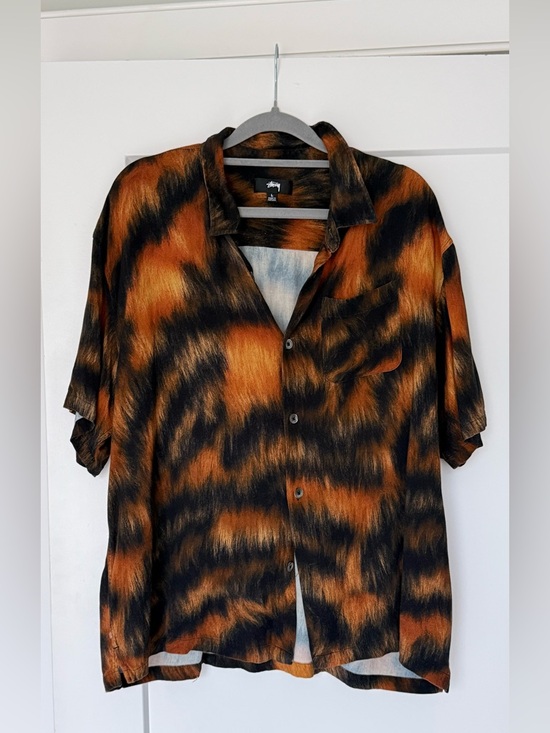 Stussy Other - Stussy Fur Print Shirt 'Tiger'